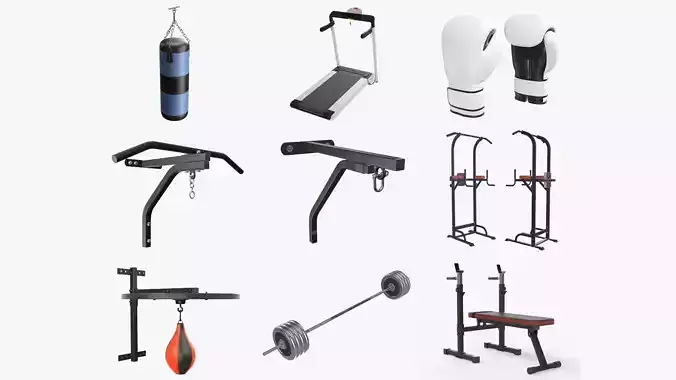 Sports equipment vol1 3D Model Collection