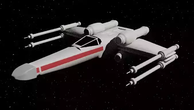 Rebel X-Wing Blender Model