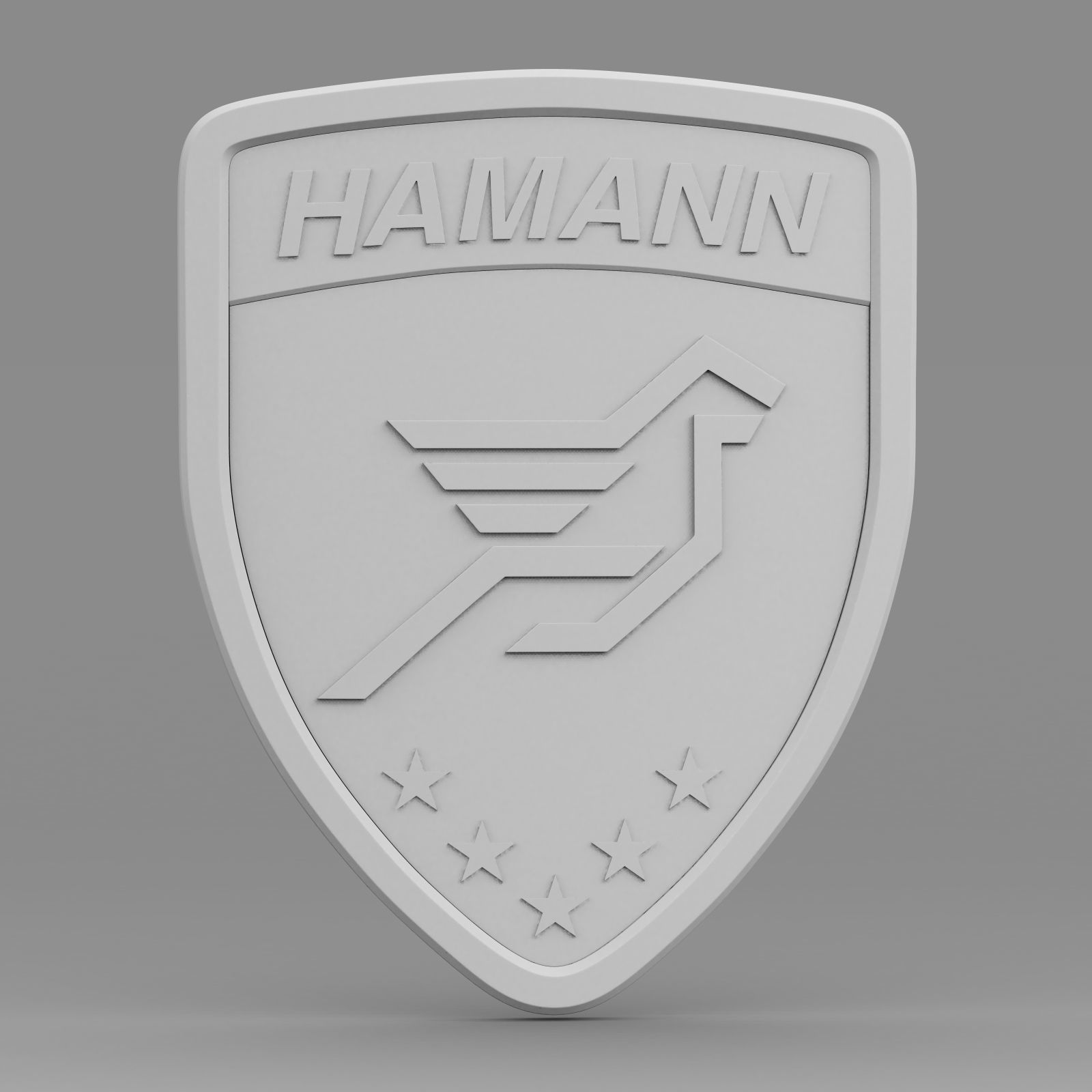 hamann logo 3D model_12