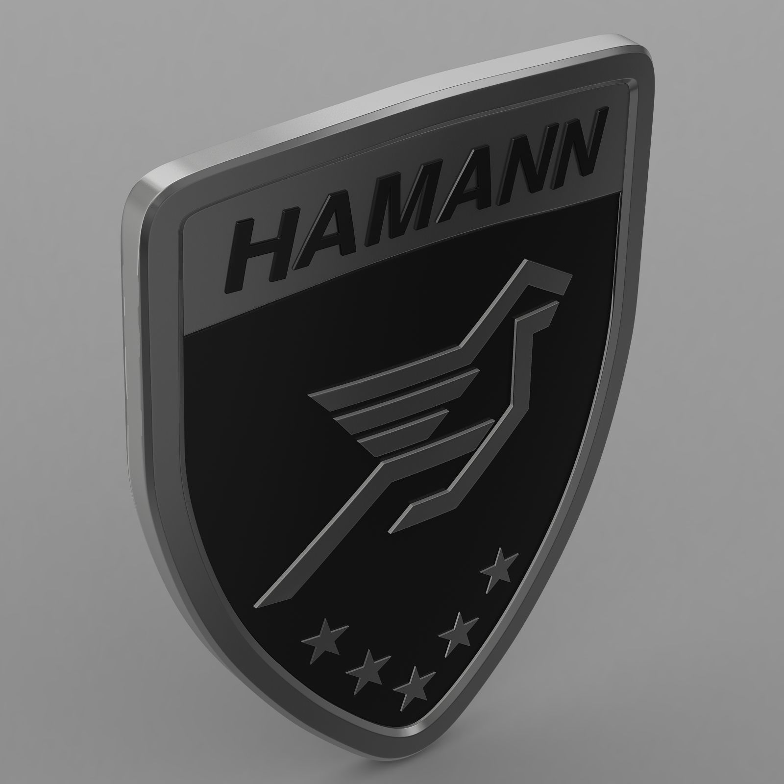 hamann logo 3D model_10