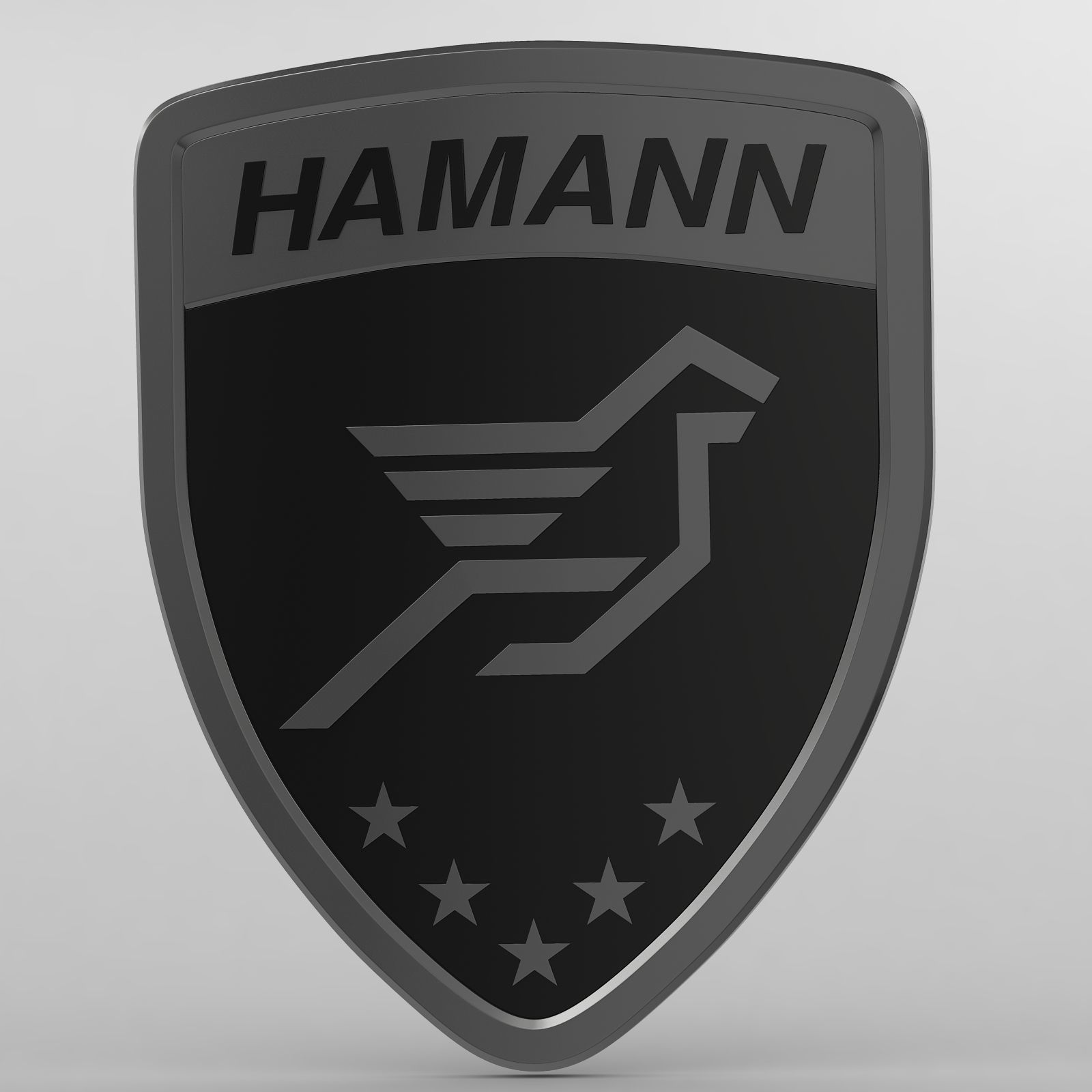hamann logo 3D model_8