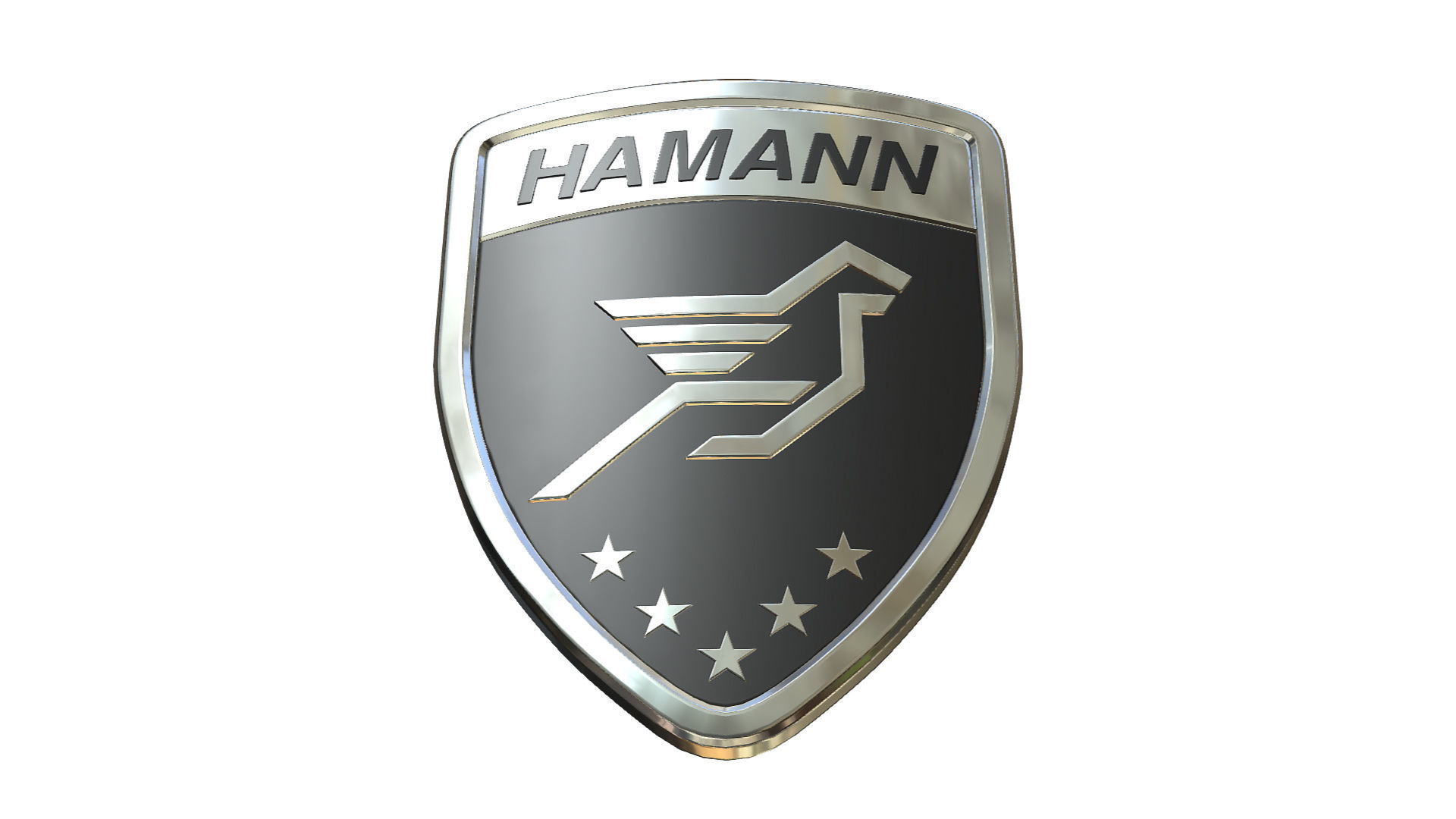 hamann logo 3D model_4