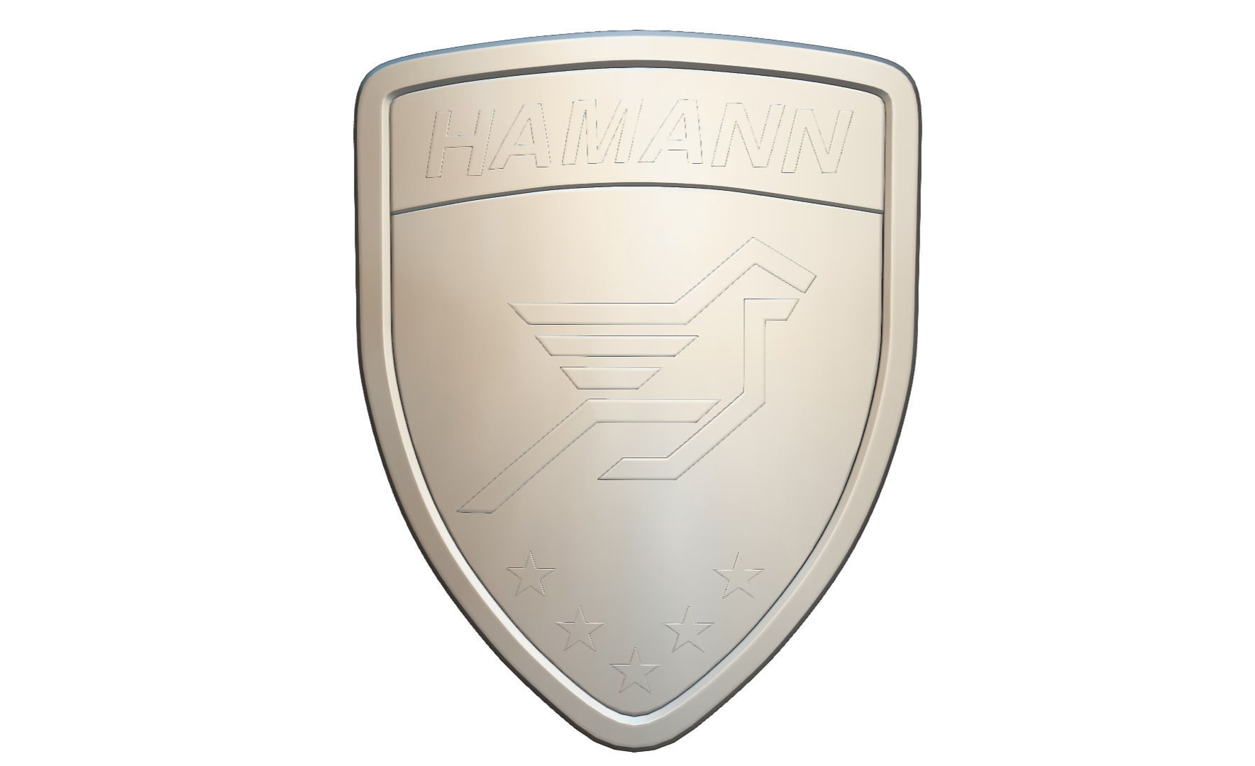 hamann logo 3D model_5