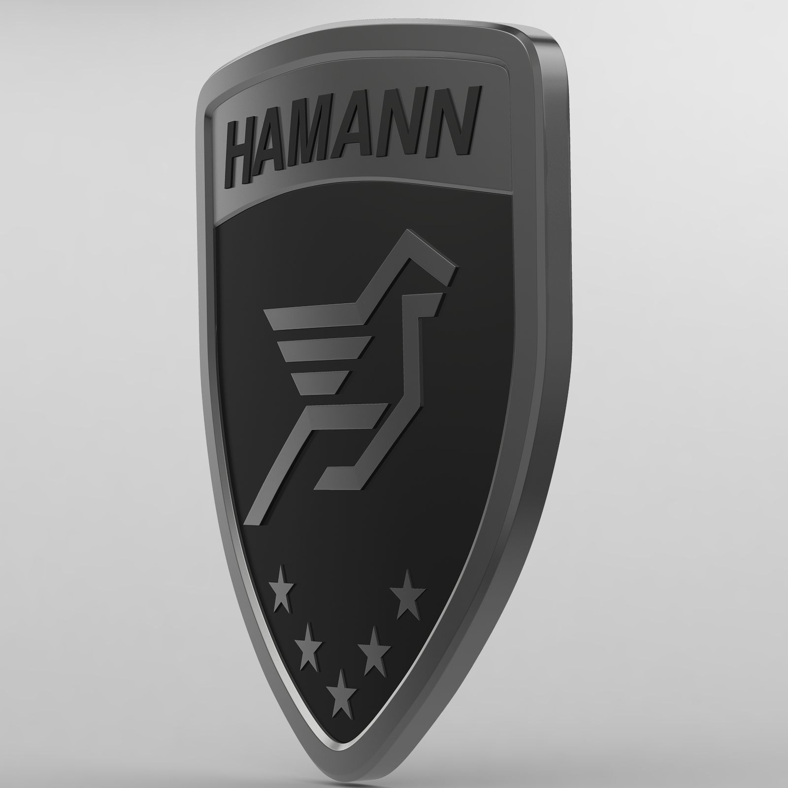 hamann logo 3D model_9