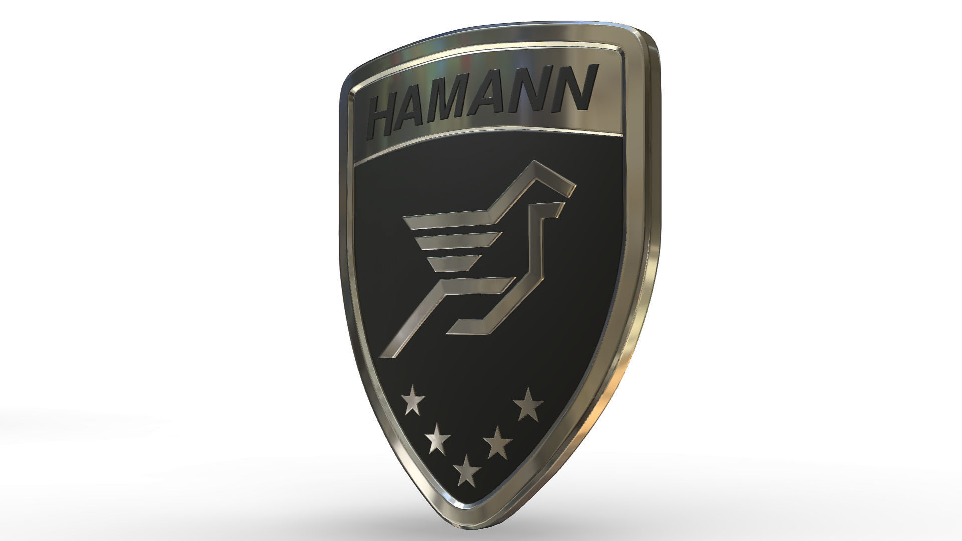 hamann logo 3D model_2