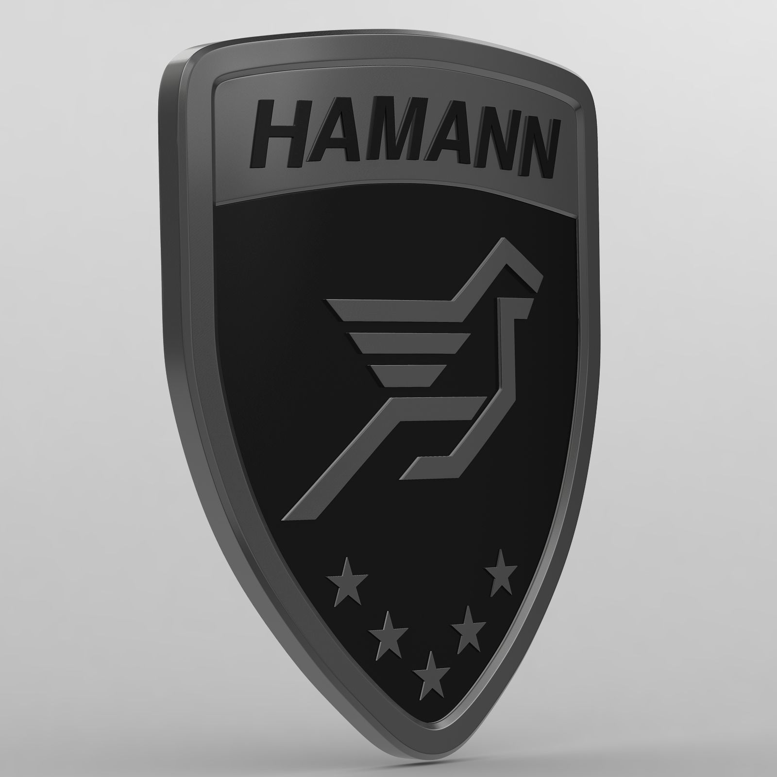 hamann logo 3D model_7