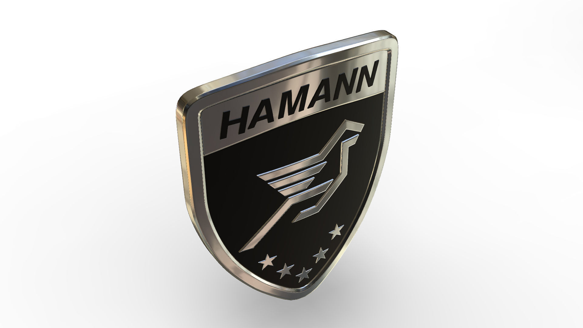hamann logo 3D model_3