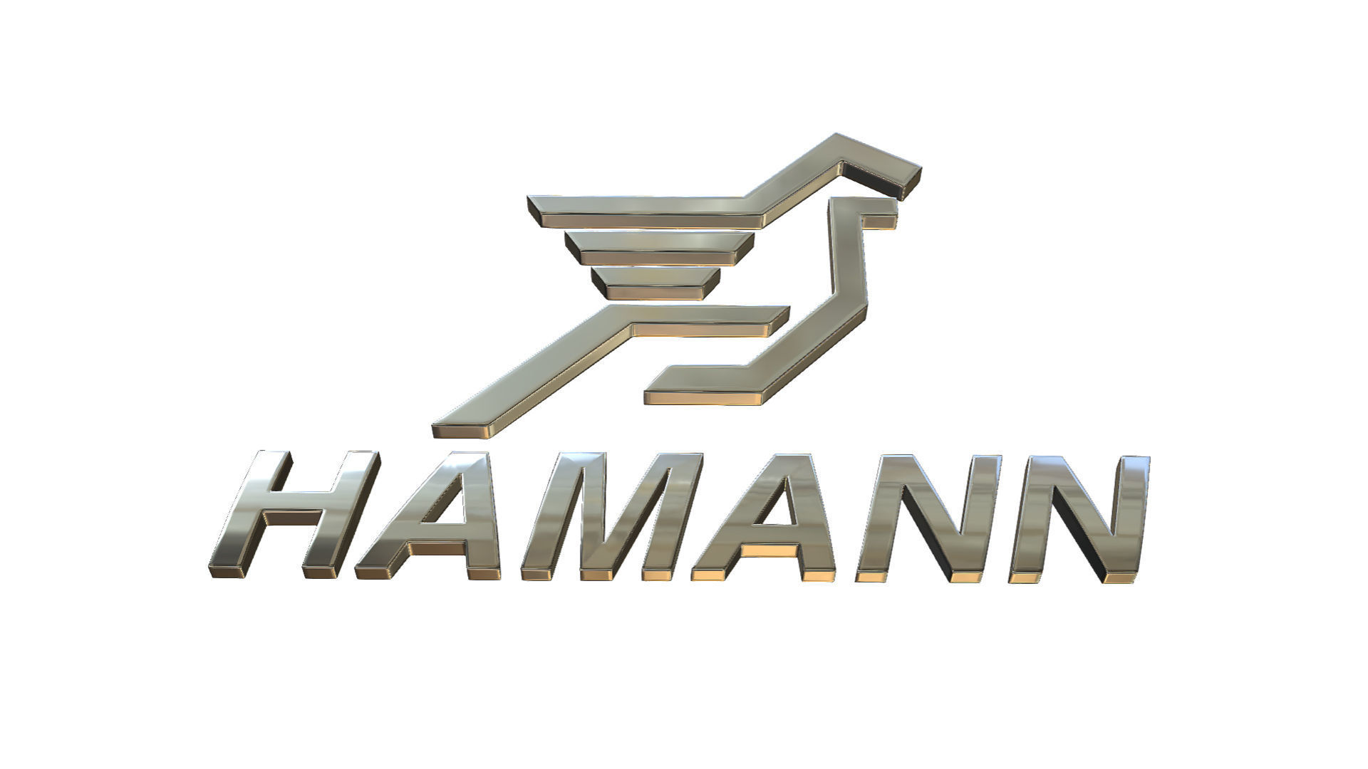hamann logo 3D model_4