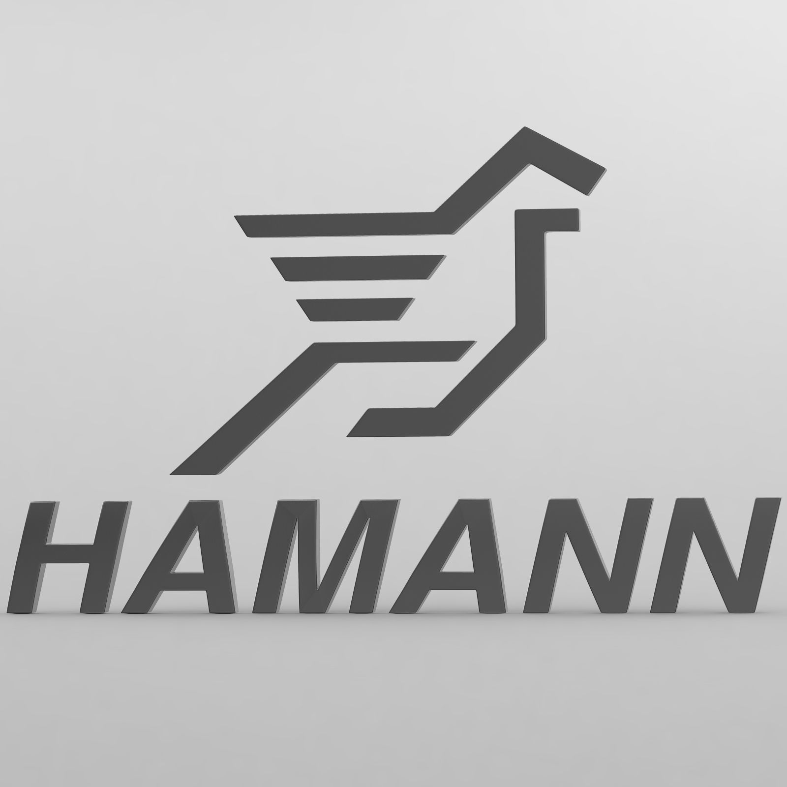 hamann logo 3D model_8