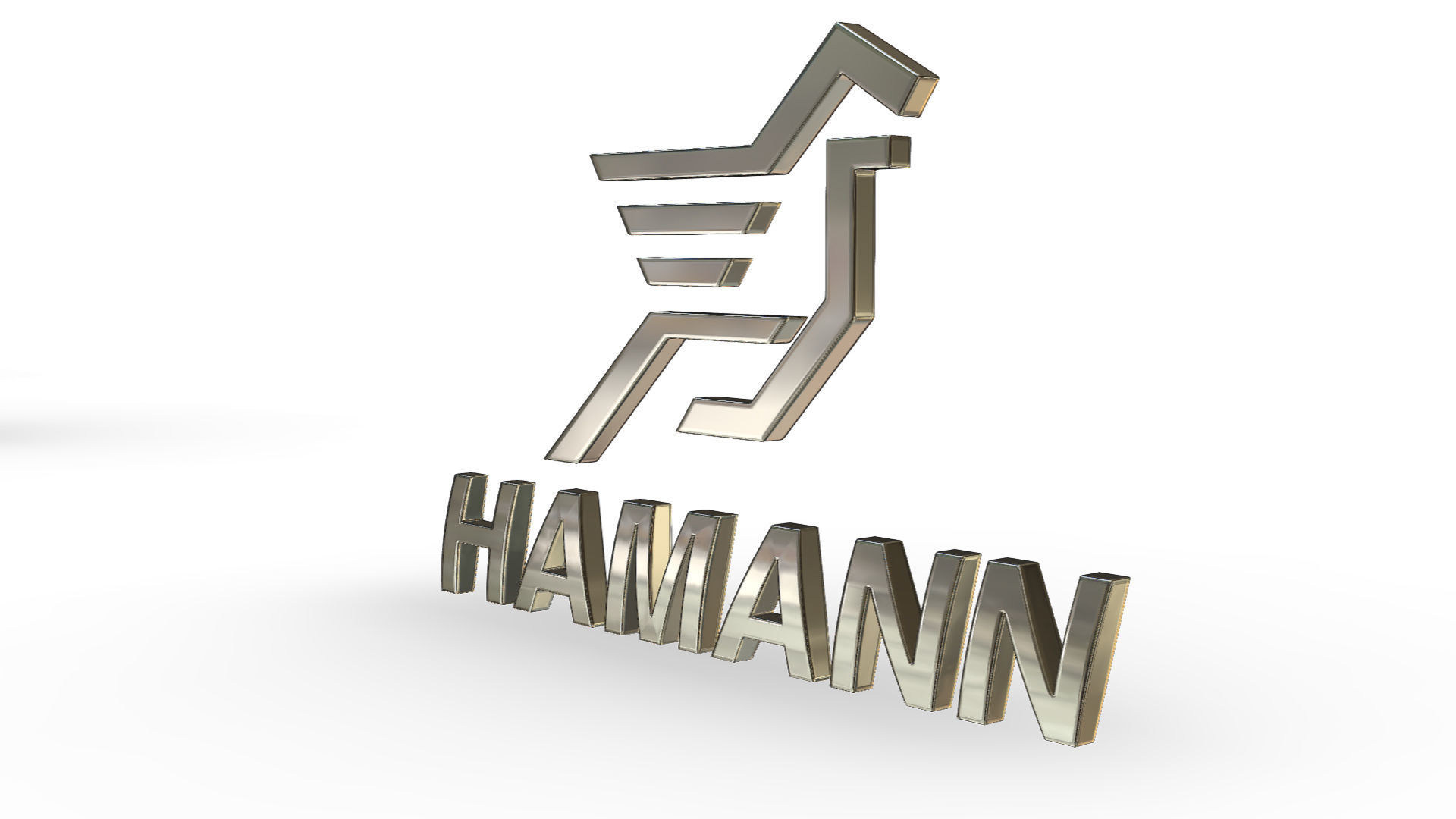 hamann logo 3D model_2