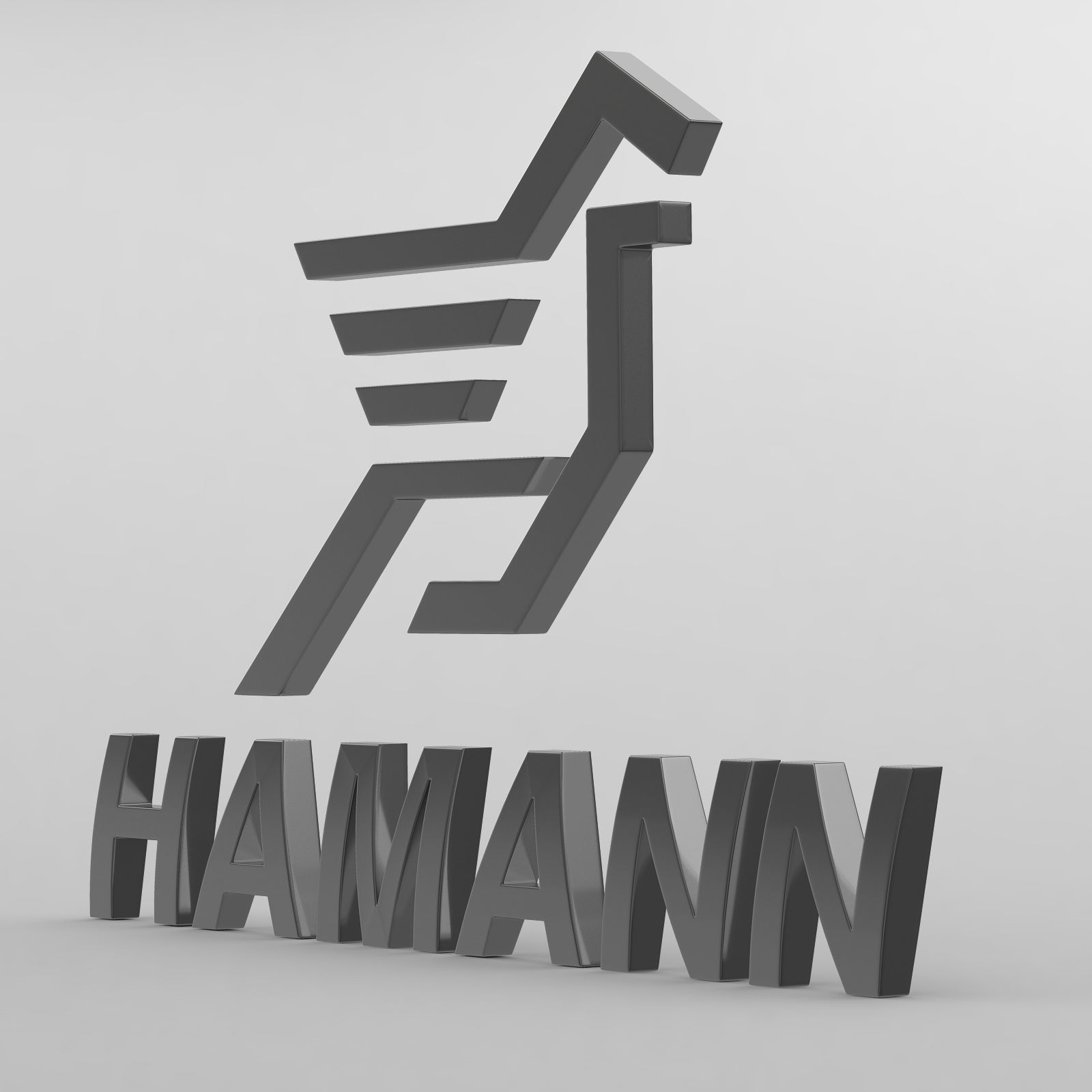 hamann logo 3D model_9