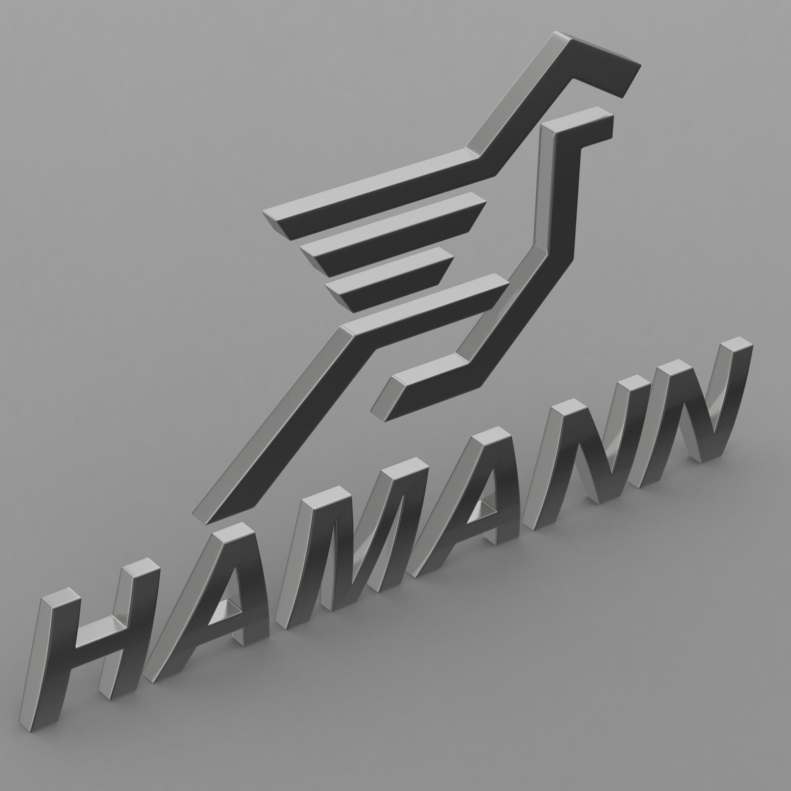 hamann logo 3D model_10