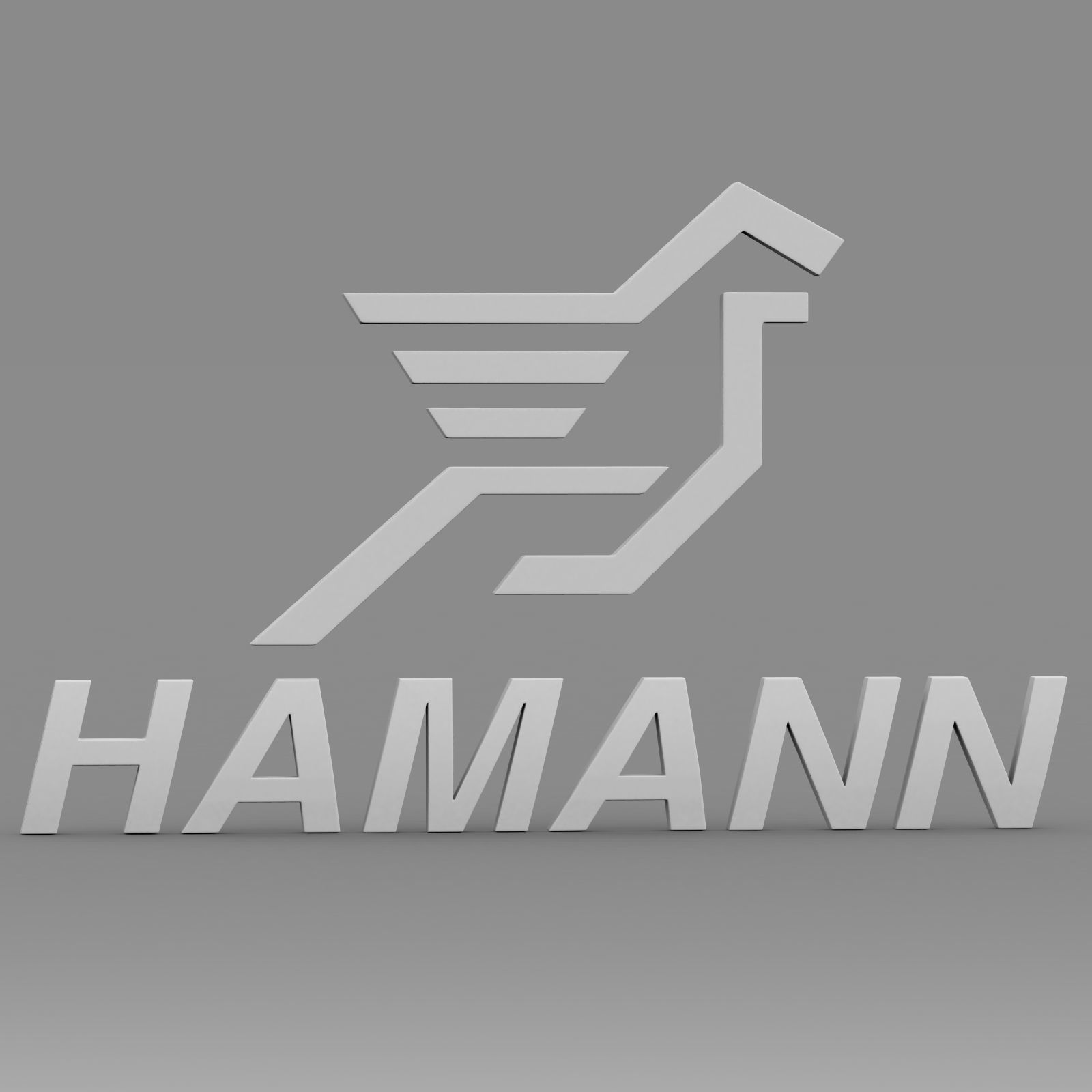 hamann logo 3D model_12