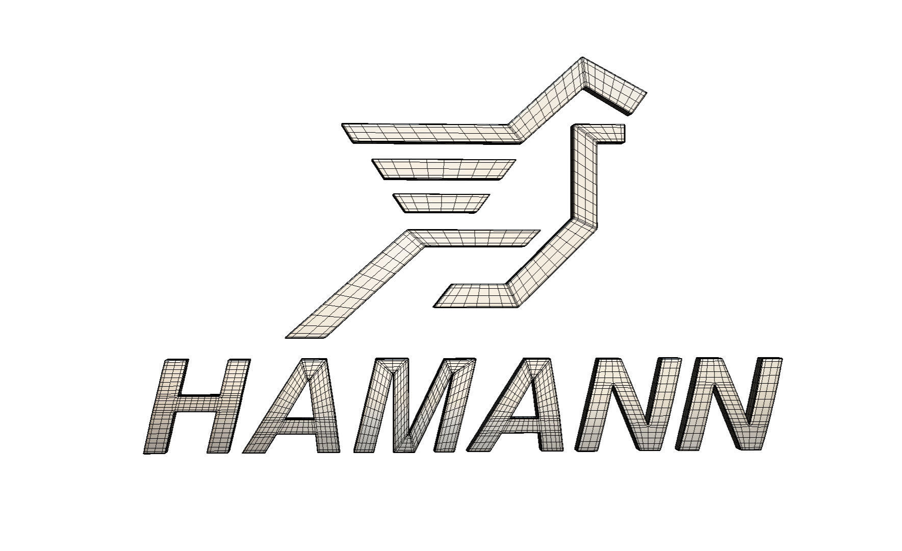 hamann logo 3D model_6