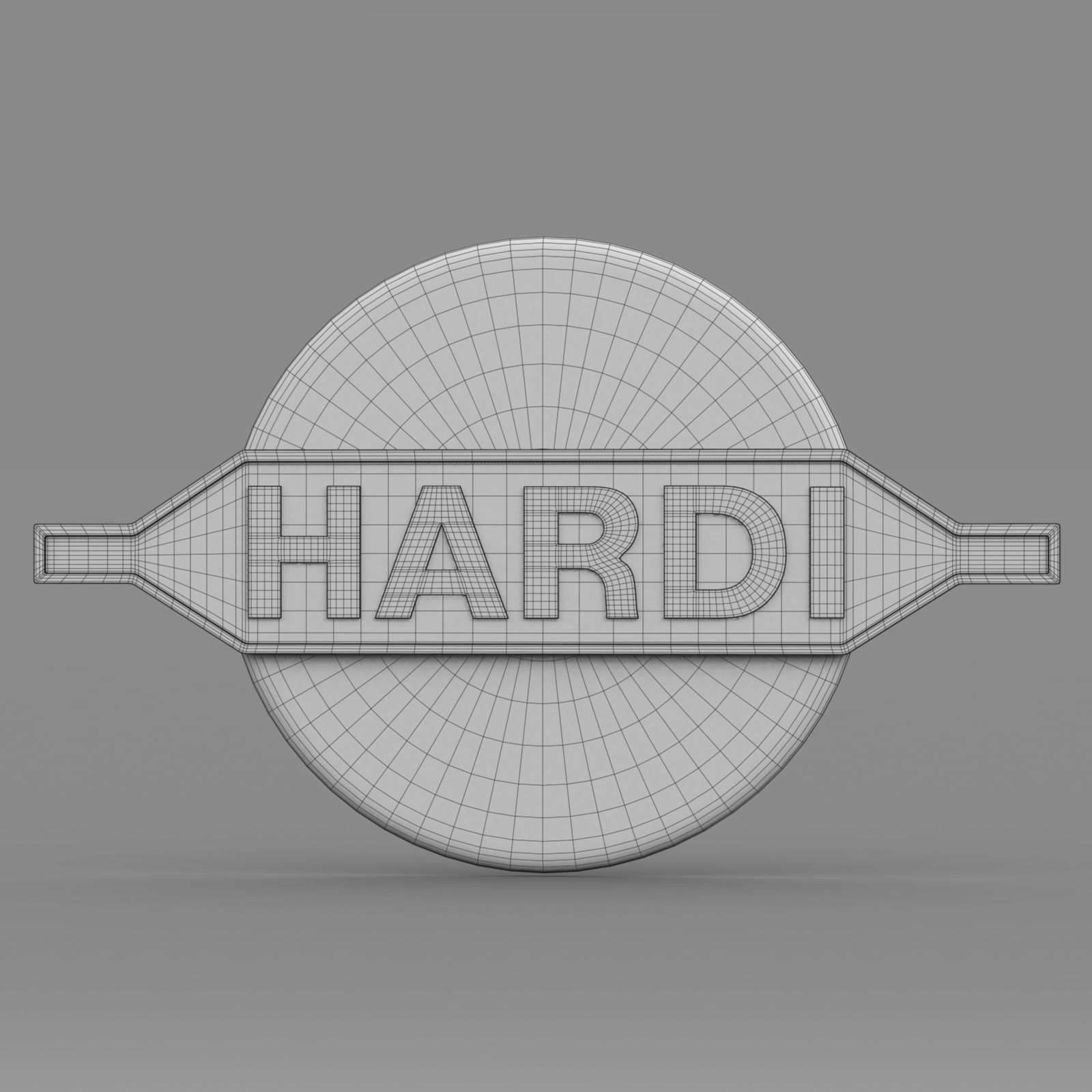 hardi logo 3D model_7
