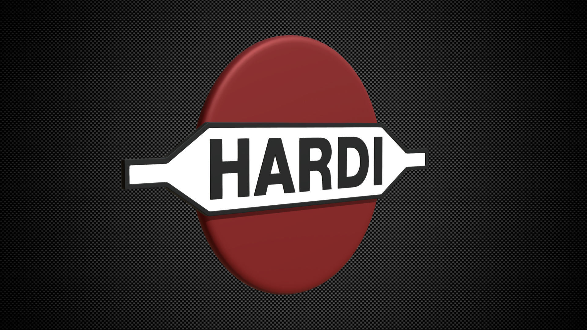 hardi logo 3D model_1