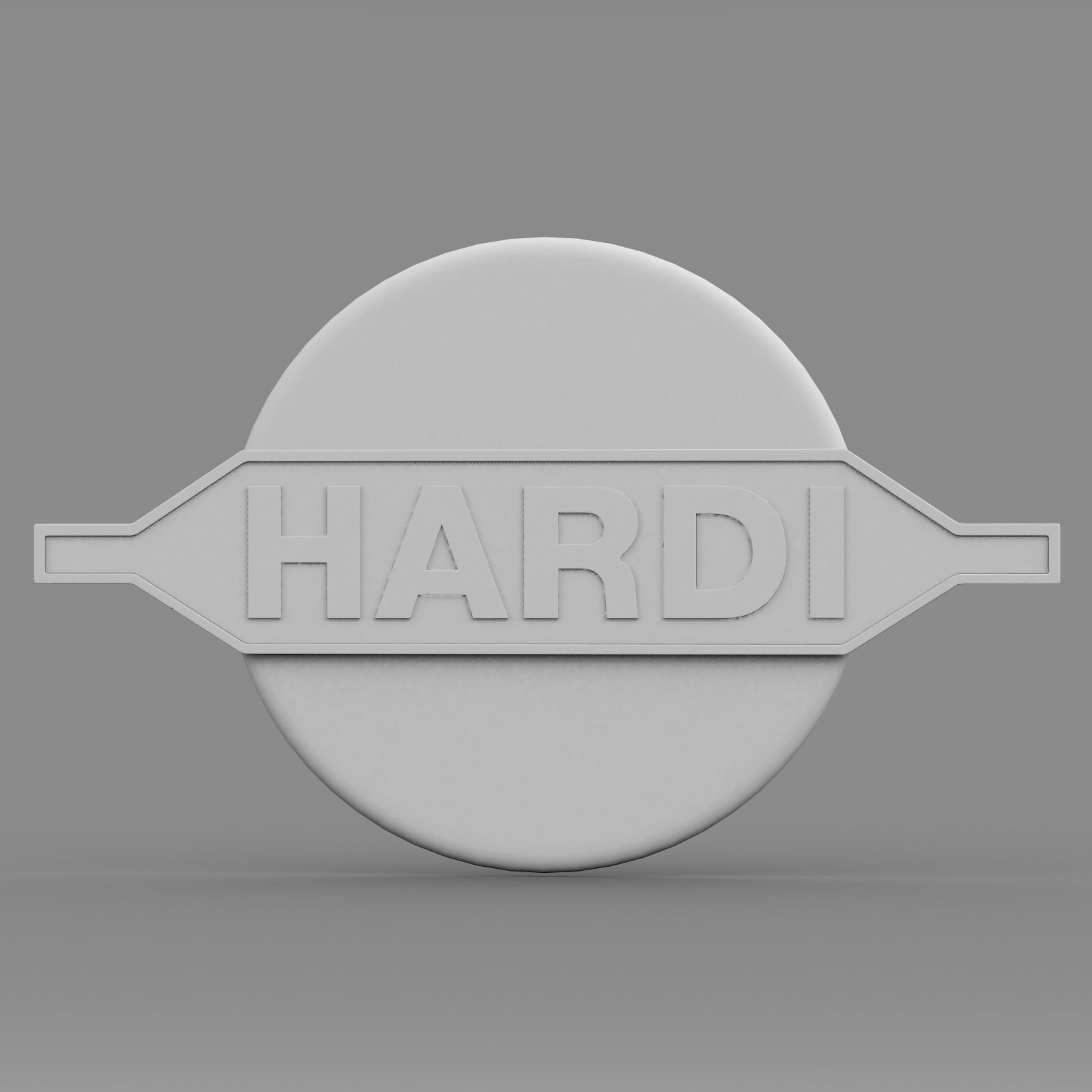 hardi logo 3D model_6