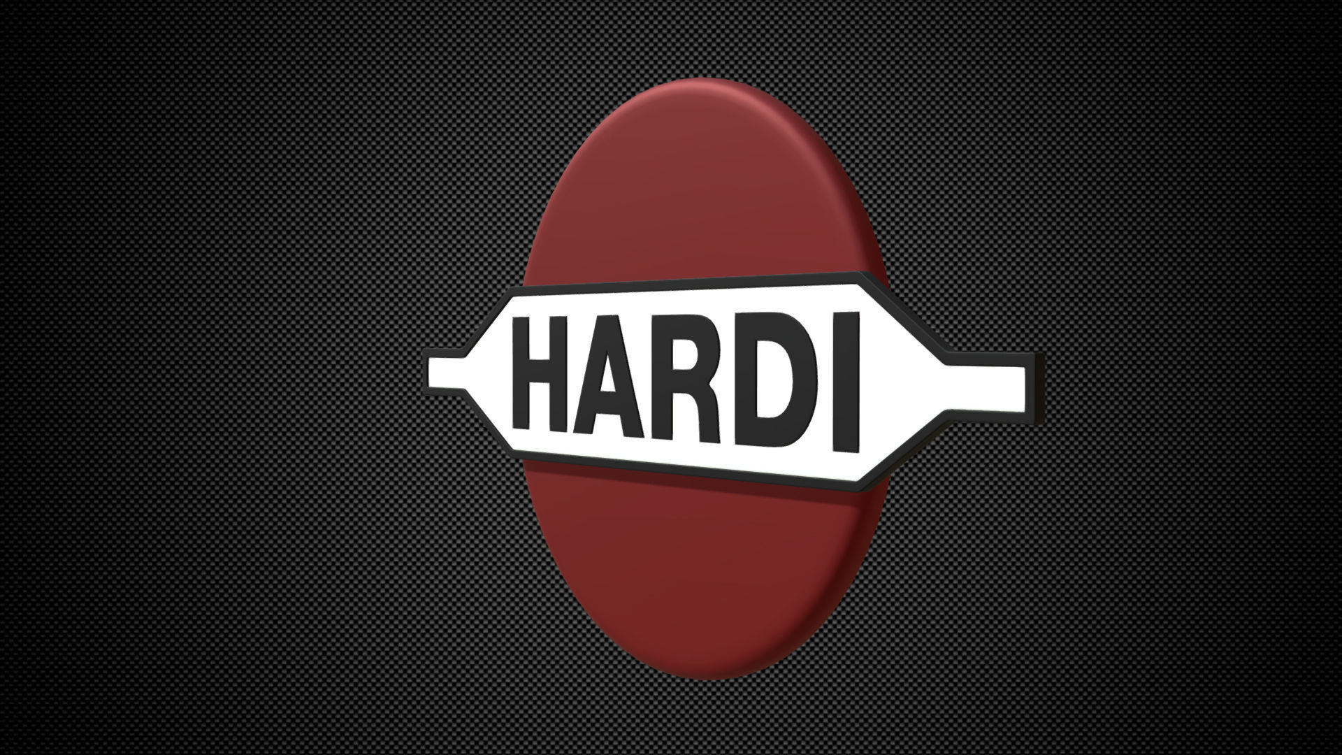 hardi logo 3D model_2