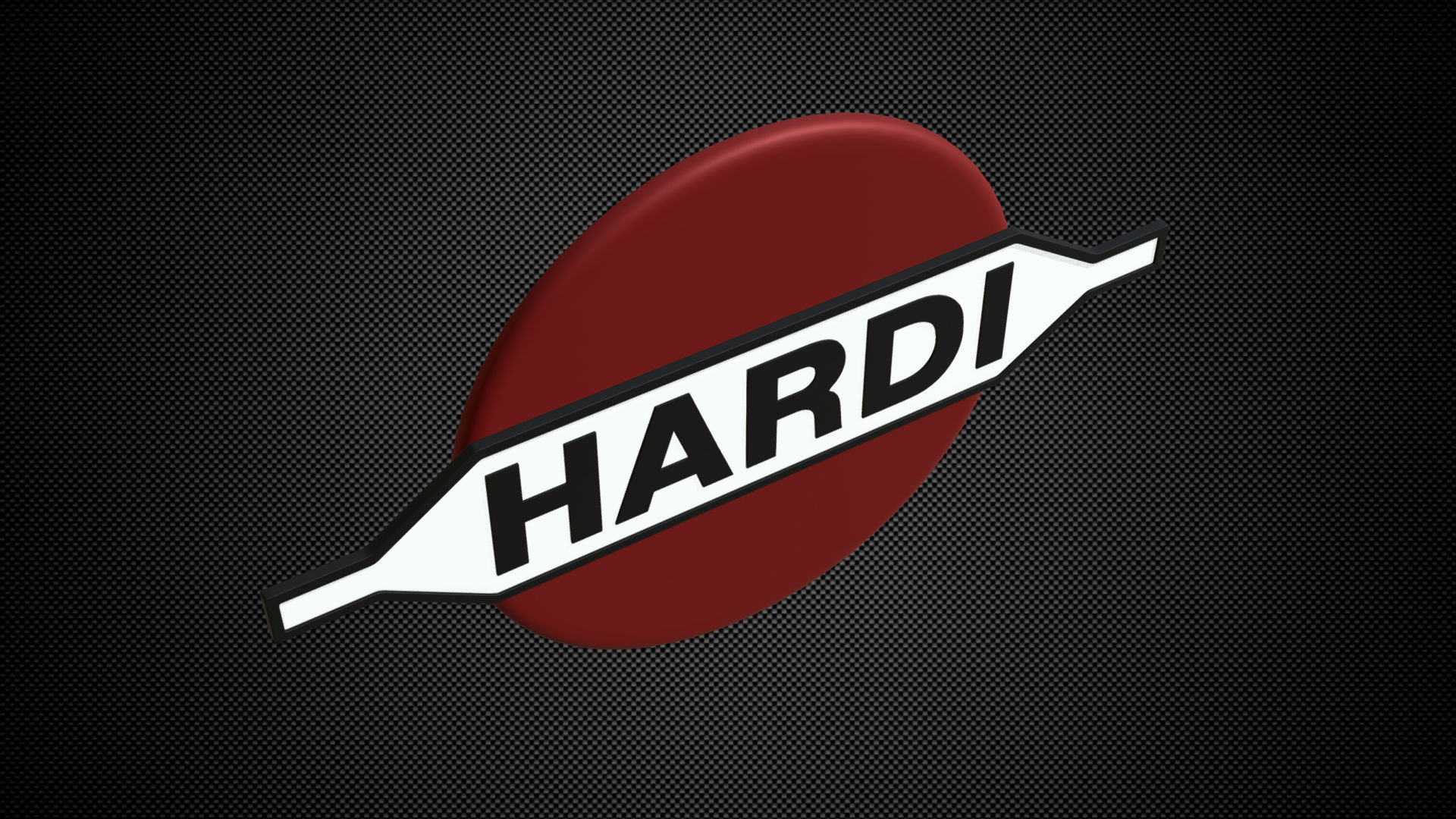 hardi logo 3D model_3