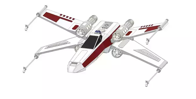 Starwars X-WING scale 1 in 87 