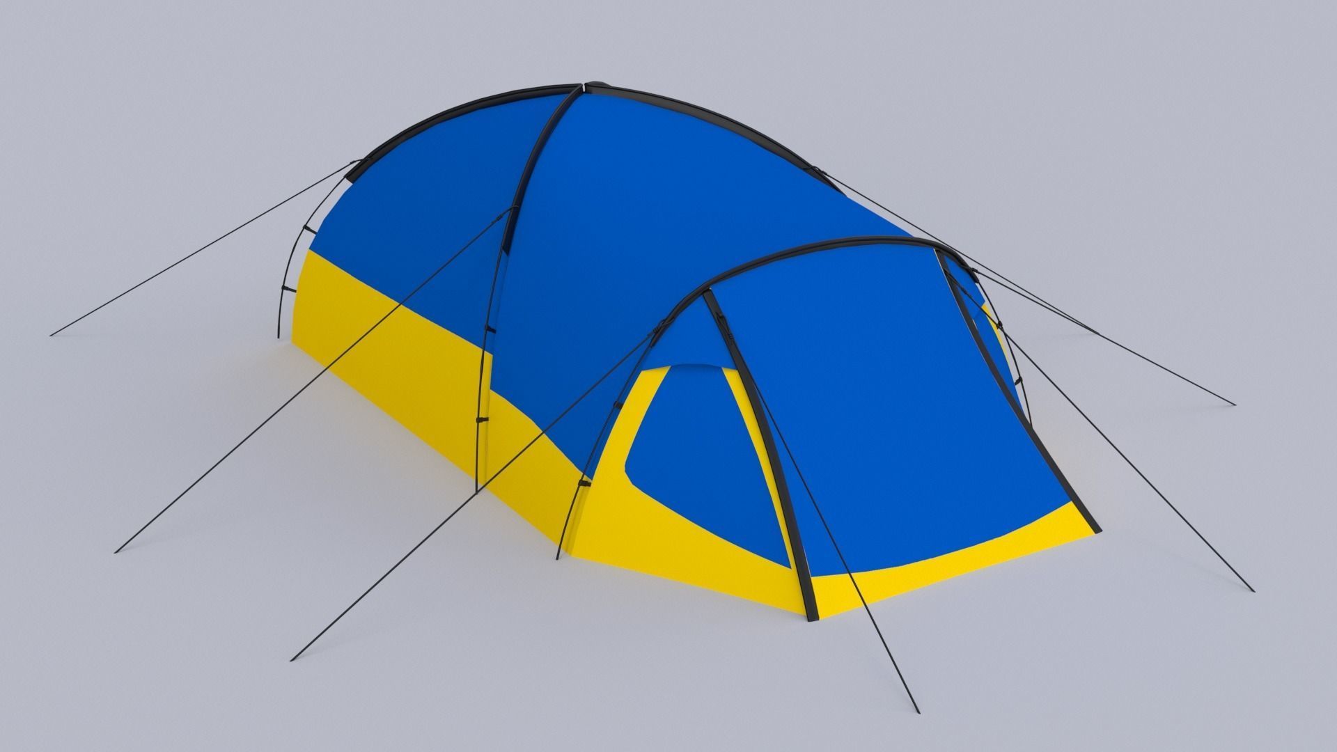 Camping Tent 3D model_5