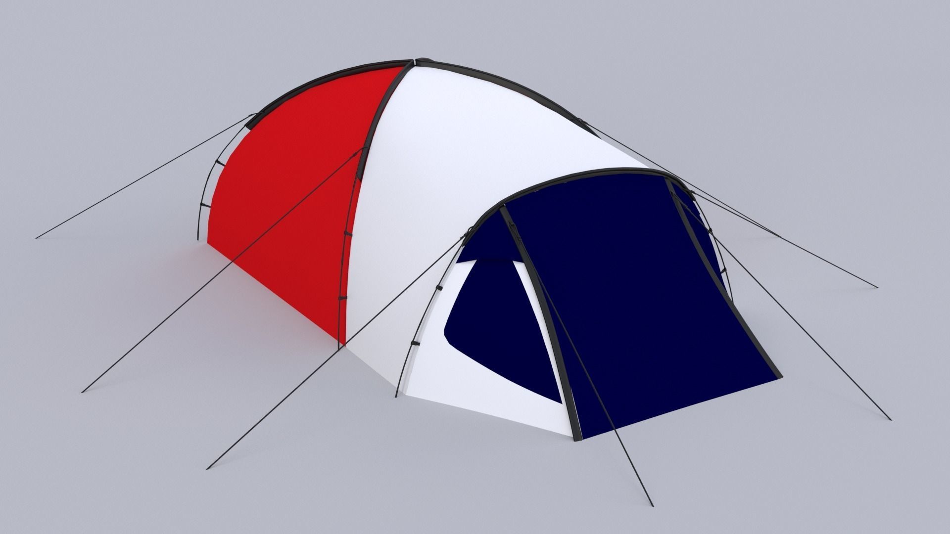Camping Tent 3D model_13