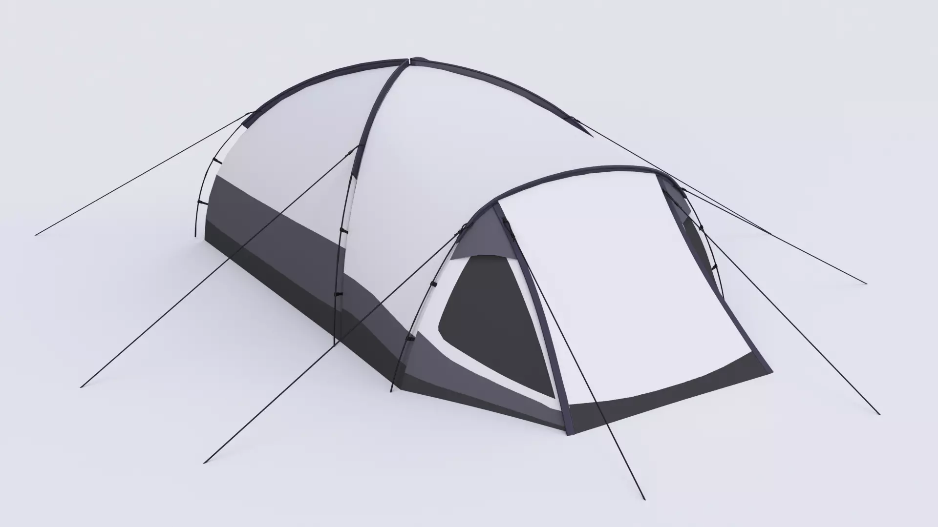 Camping Tent 3D model_0