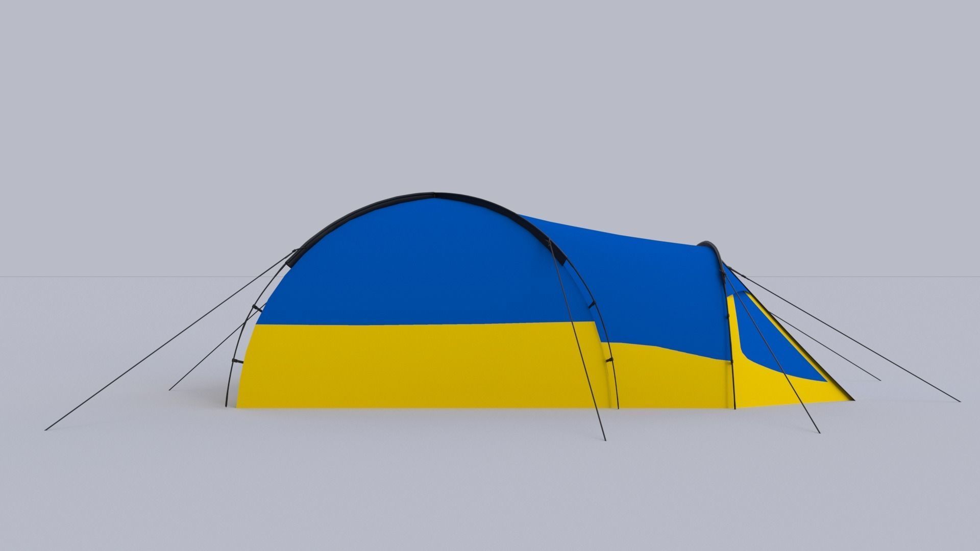 Camping Tent 3D model_7