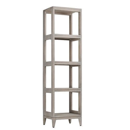 Landis Solid Wood FreeStanding Bathroom Shelves 3D model CGTrader