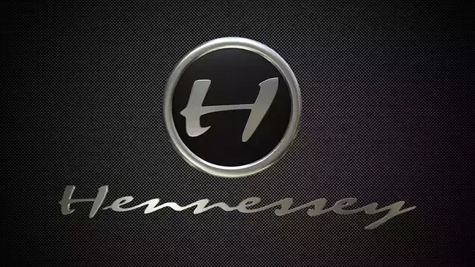 hennessey logo 3D model