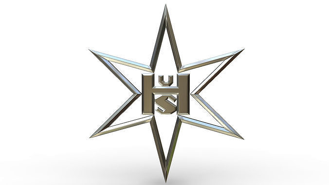 Henschel logo 3D model