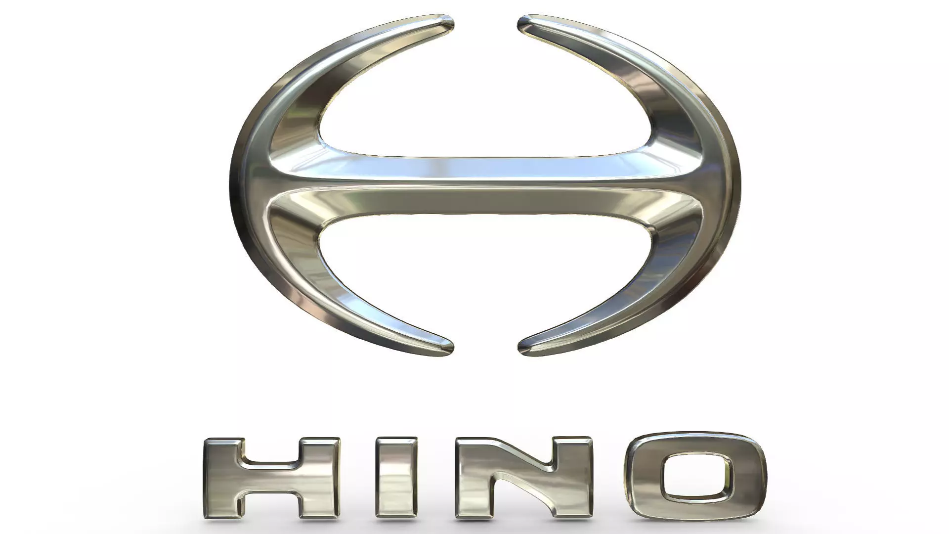 hino logo 3D model_0