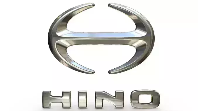 hino logo 3D model