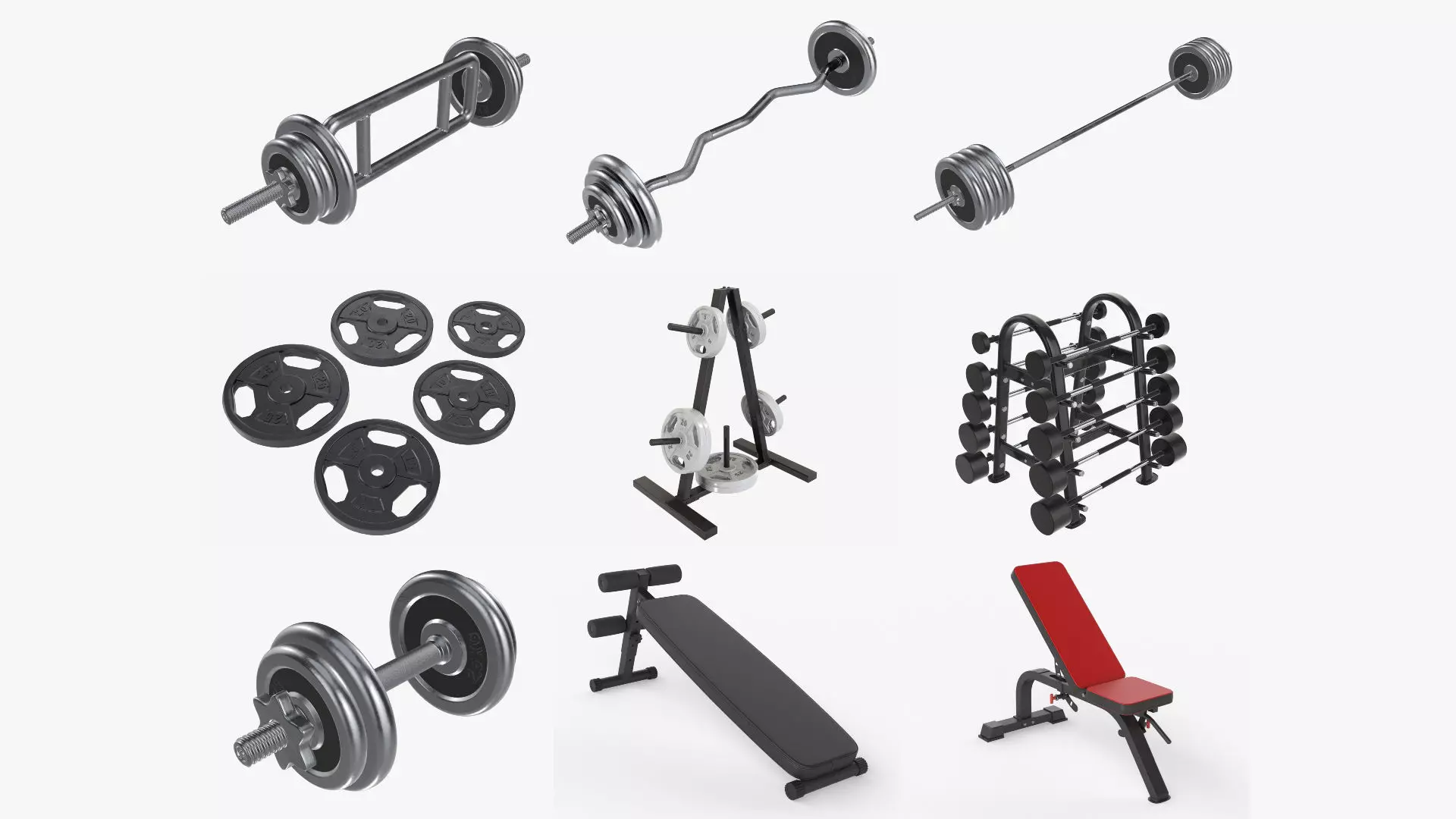 Sports equipment vol2 3D Model Collection_0