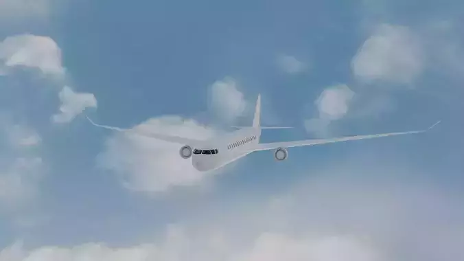 Airplane  Free 3D model Low-poly 3D model