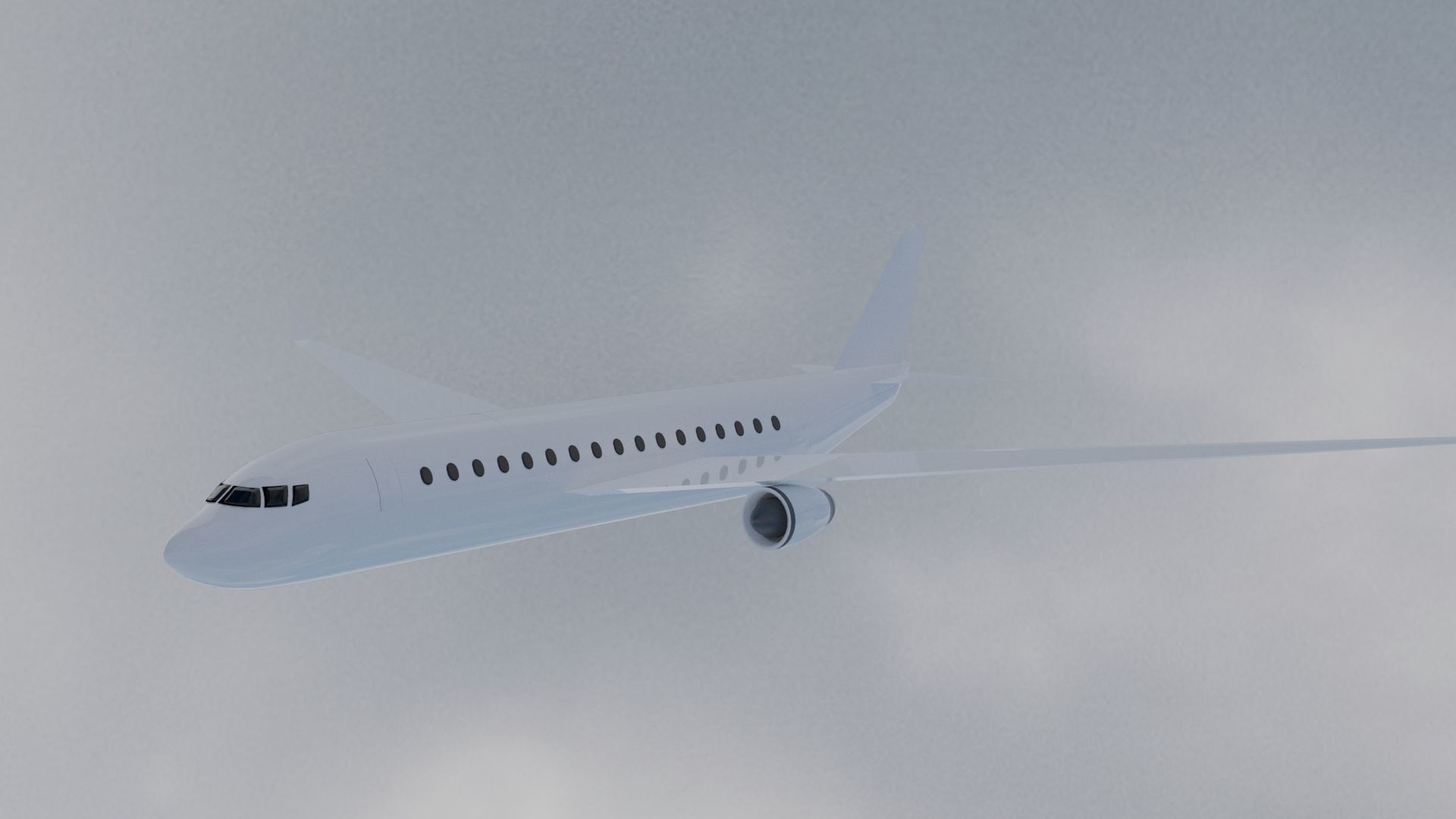 Airplane  Free 3D model Low-poly 3D model_1