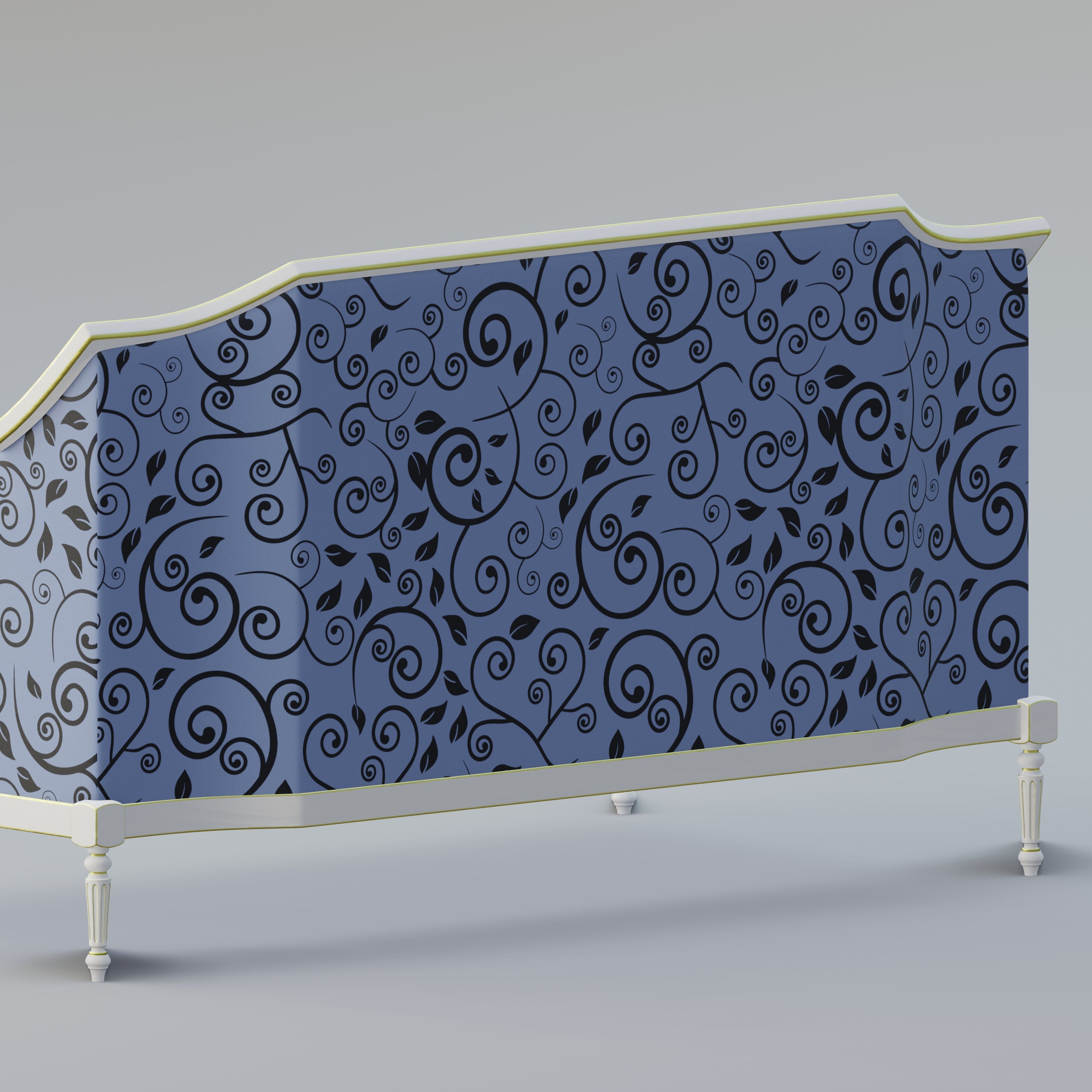 Lattice sofa 3D model_2