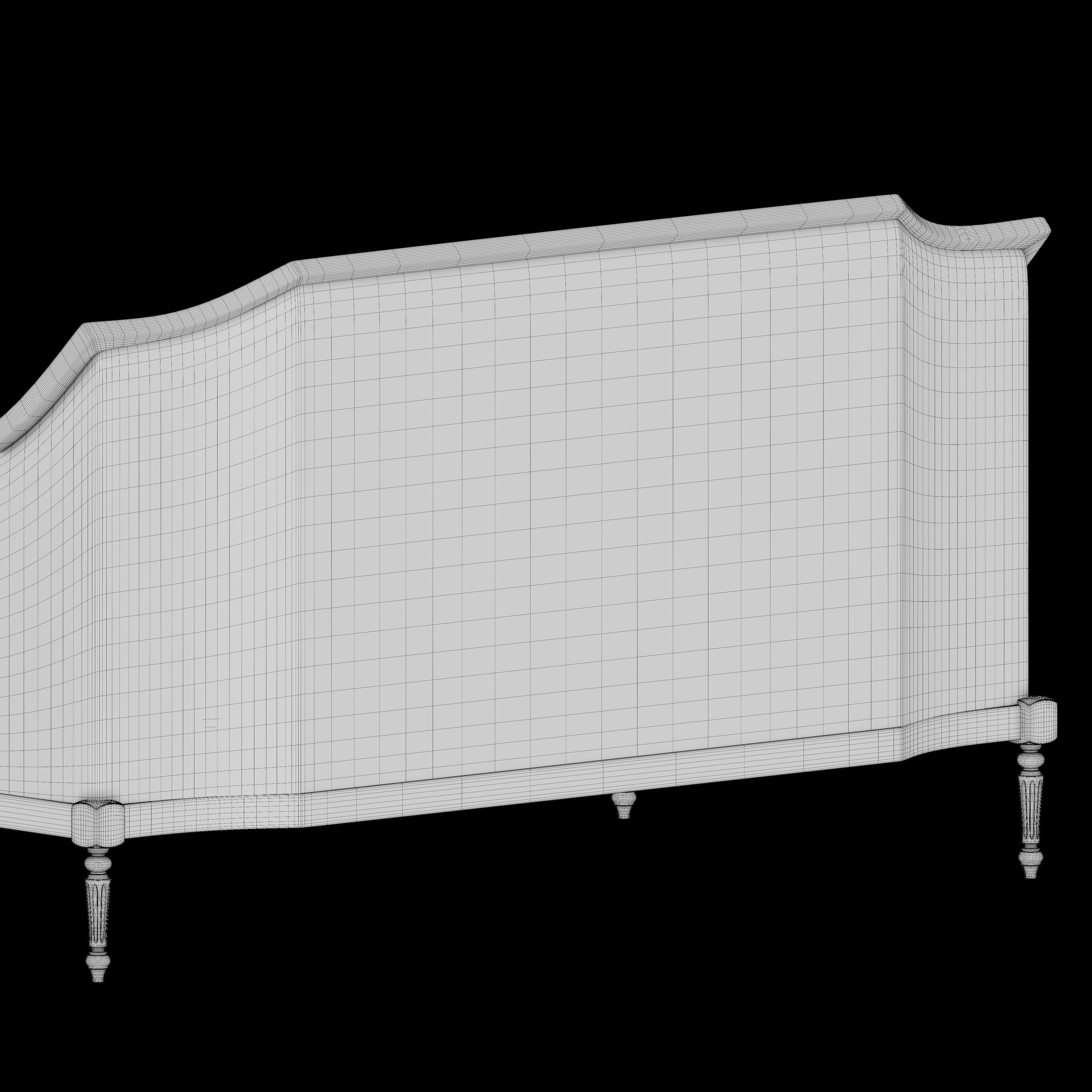 Lattice sofa 3D model_7