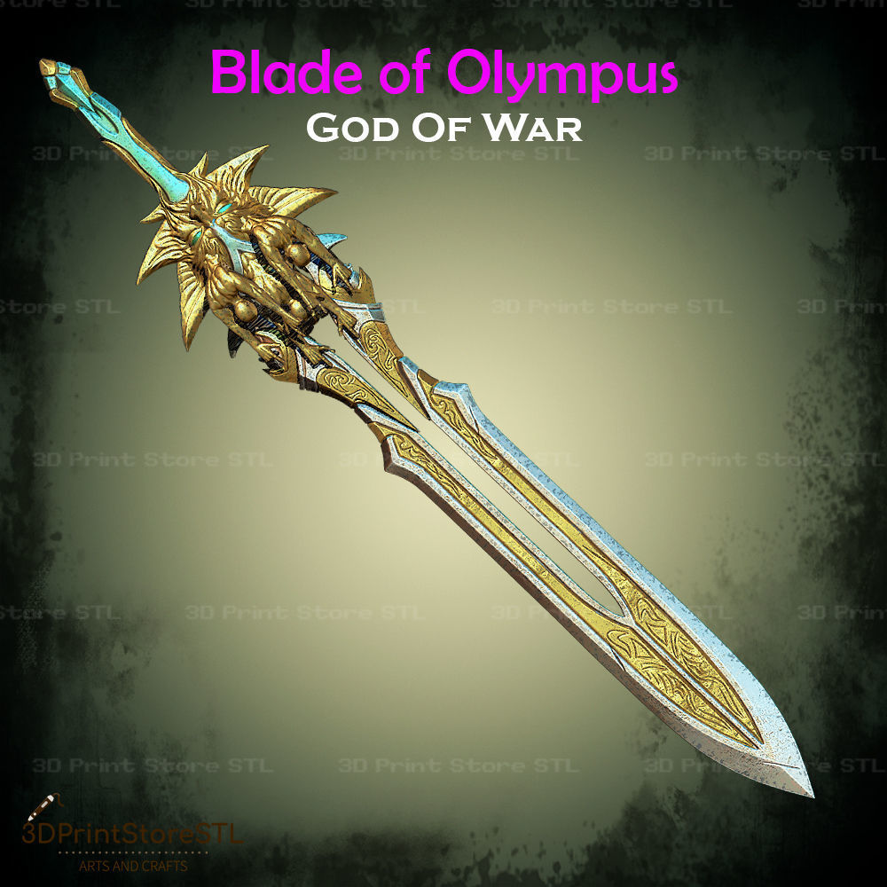 Blade Of Olympus Cosplay God of War - Cosplay 3D print model_1