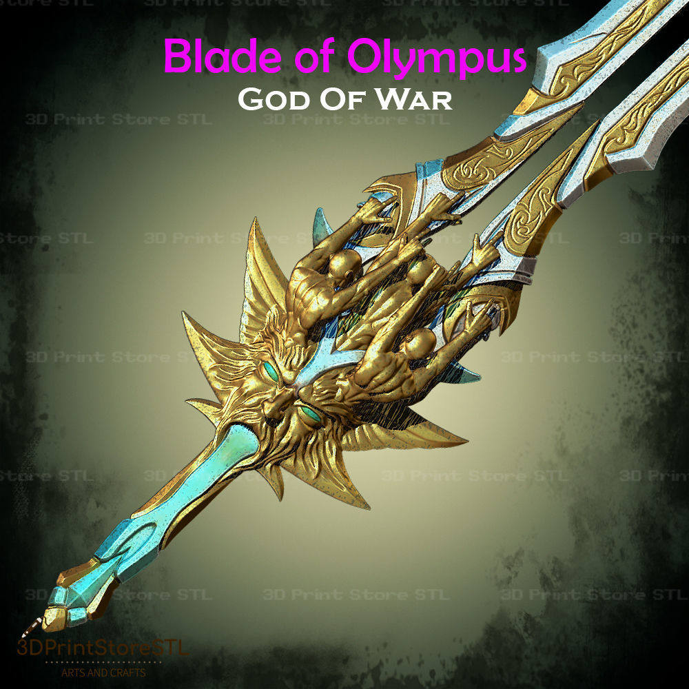 Blade Of Olympus Cosplay God of War - Cosplay 3D print model_2