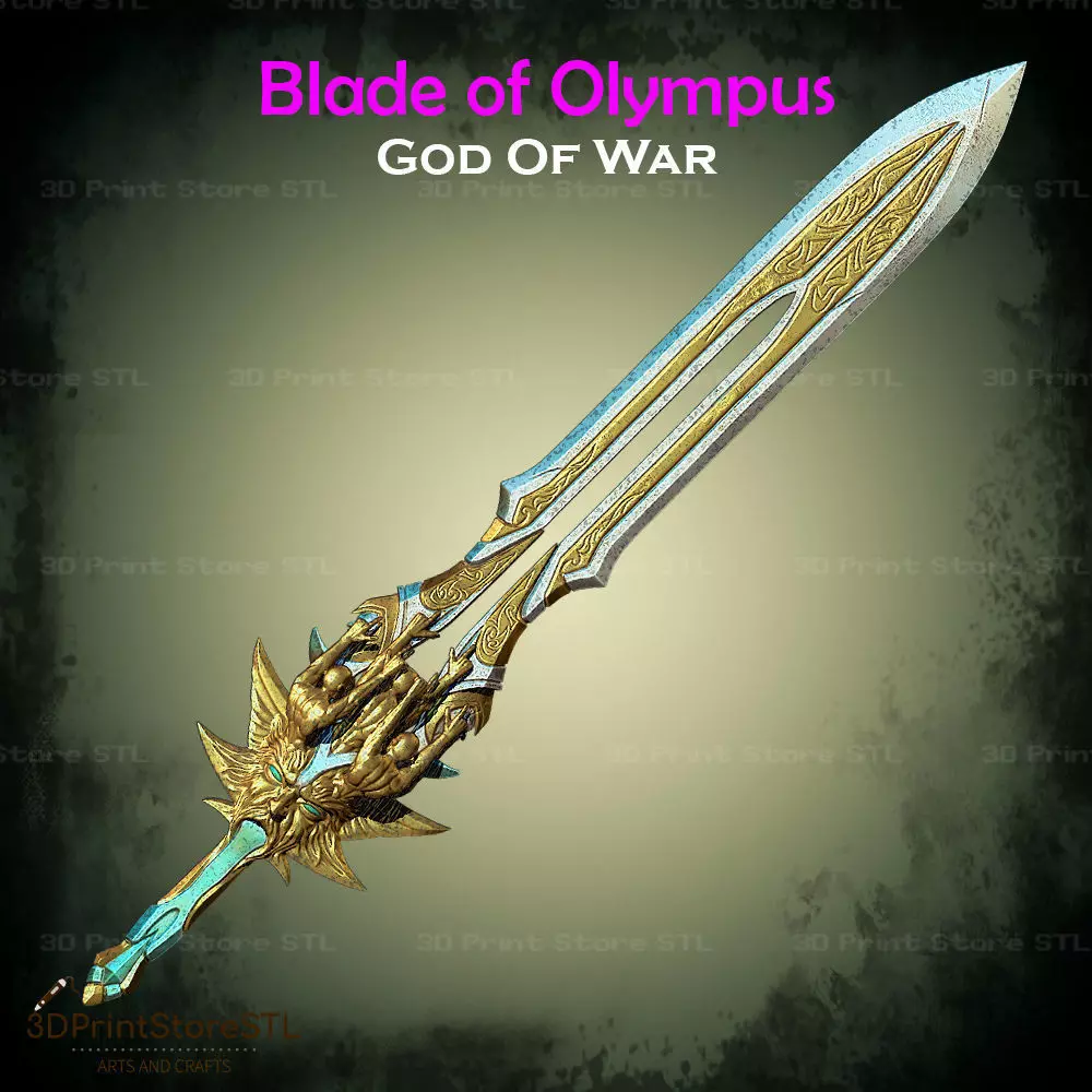 Blade Of Olympus Cosplay God of War - Cosplay 3D print model_0