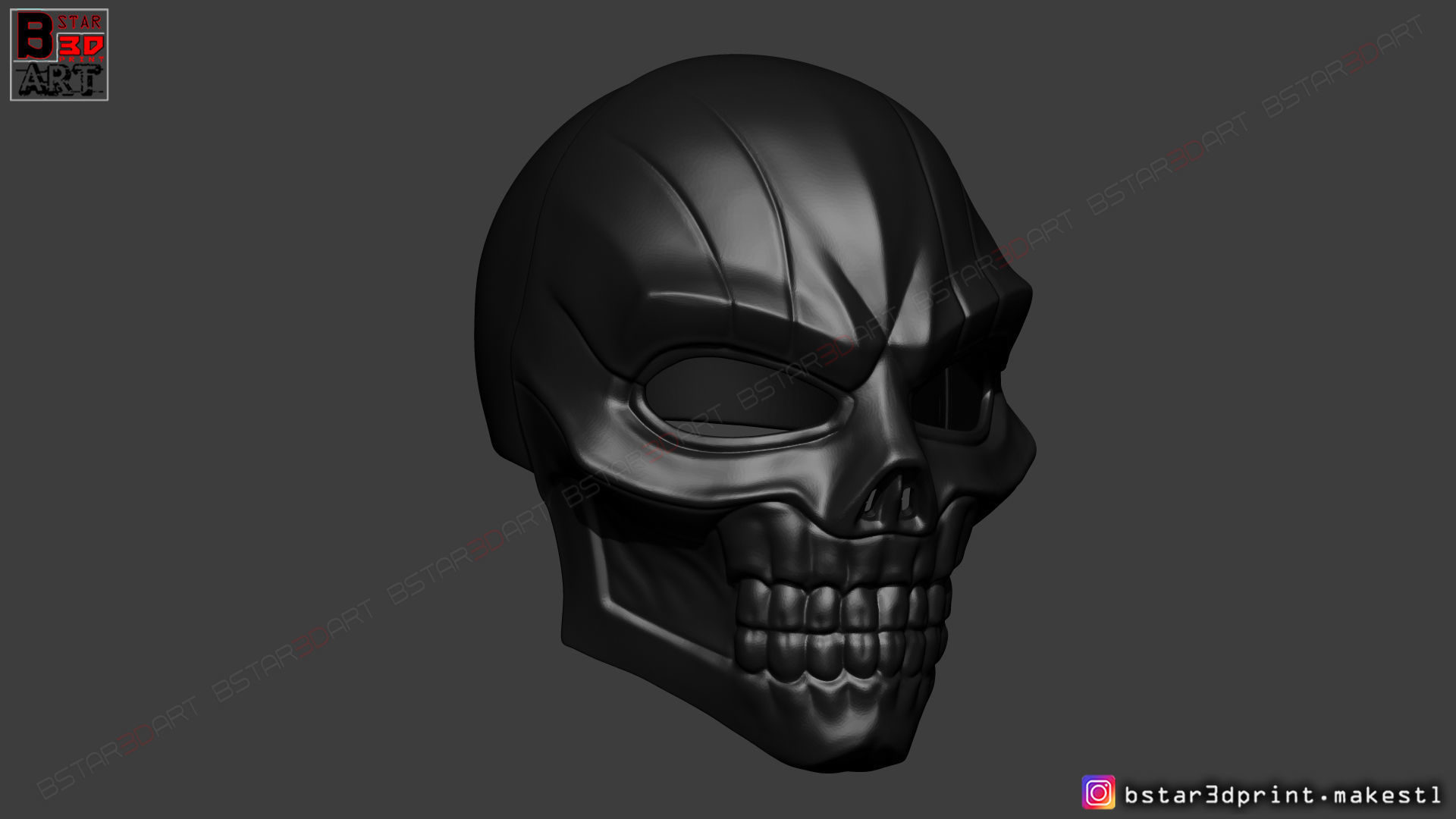 Black Mask - DC Comics Cosplay  3D print model_10