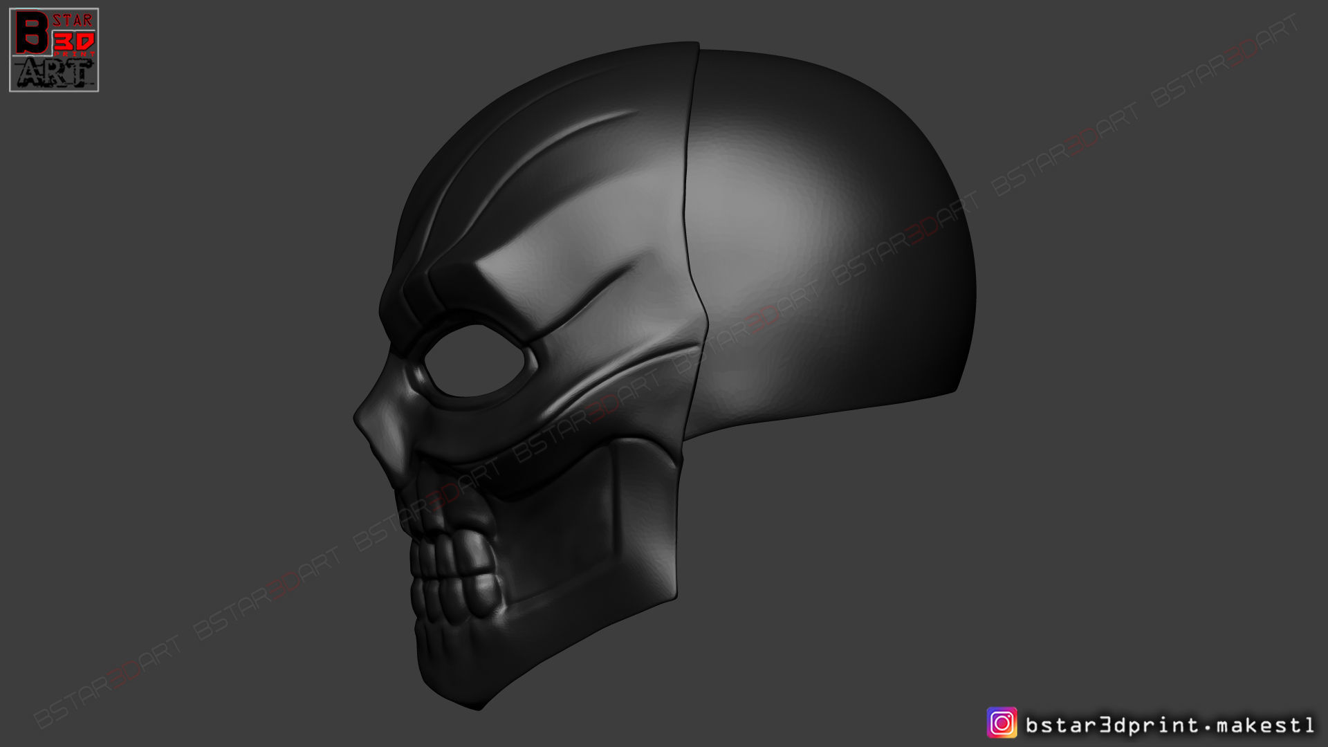 Black Mask - DC Comics Cosplay  3D print model_5