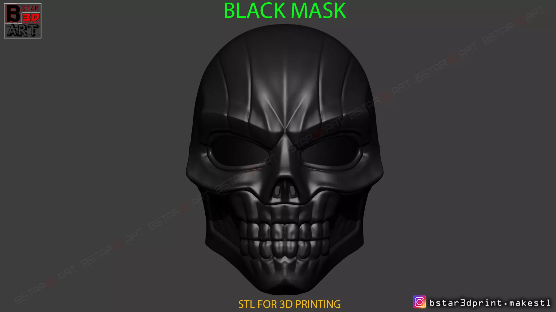 Black Mask - DC Comics Cosplay  3D print model_0