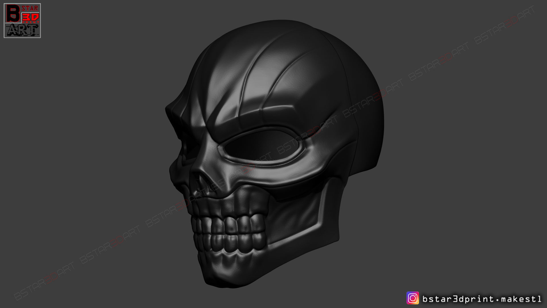 Black Mask - DC Comics Cosplay  3D print model_4