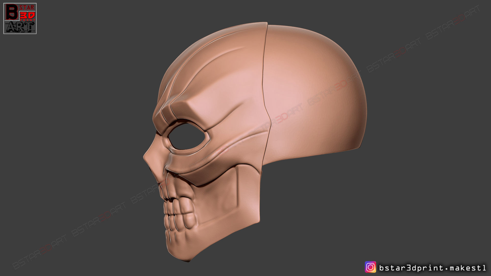 Black Mask - DC Comics Cosplay  3D print model_14