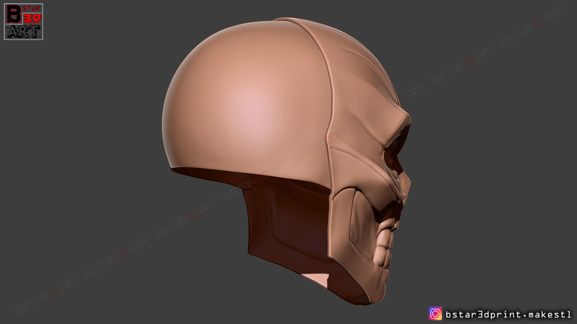 Black Mask - DC Comics Cosplay  3D print model_17