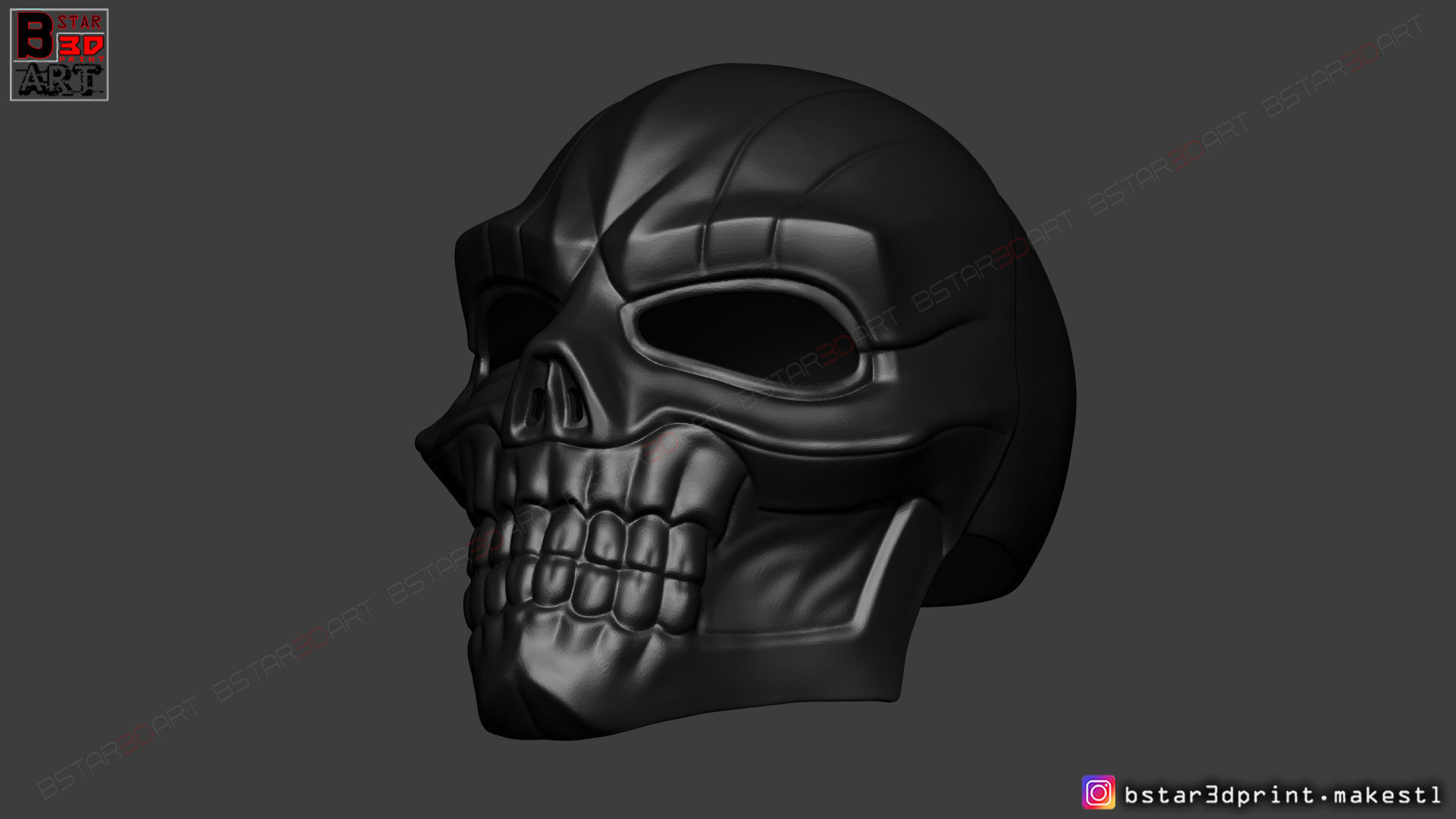 Black Mask - DC Comics Cosplay  3D print model_11