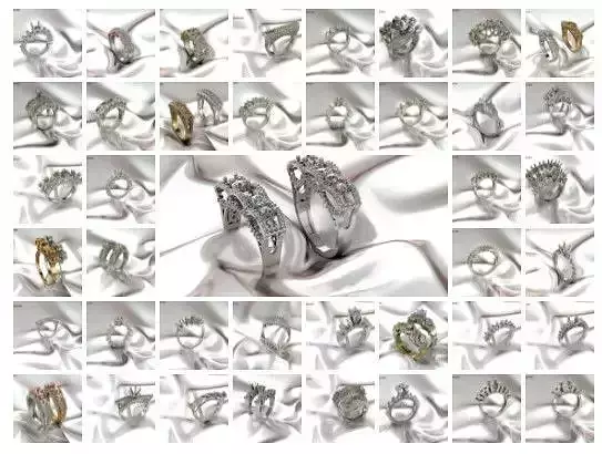 50 EXCLUSIVE TURKEY DESIGNS DIAMOND RINGS 3DM DETAILS