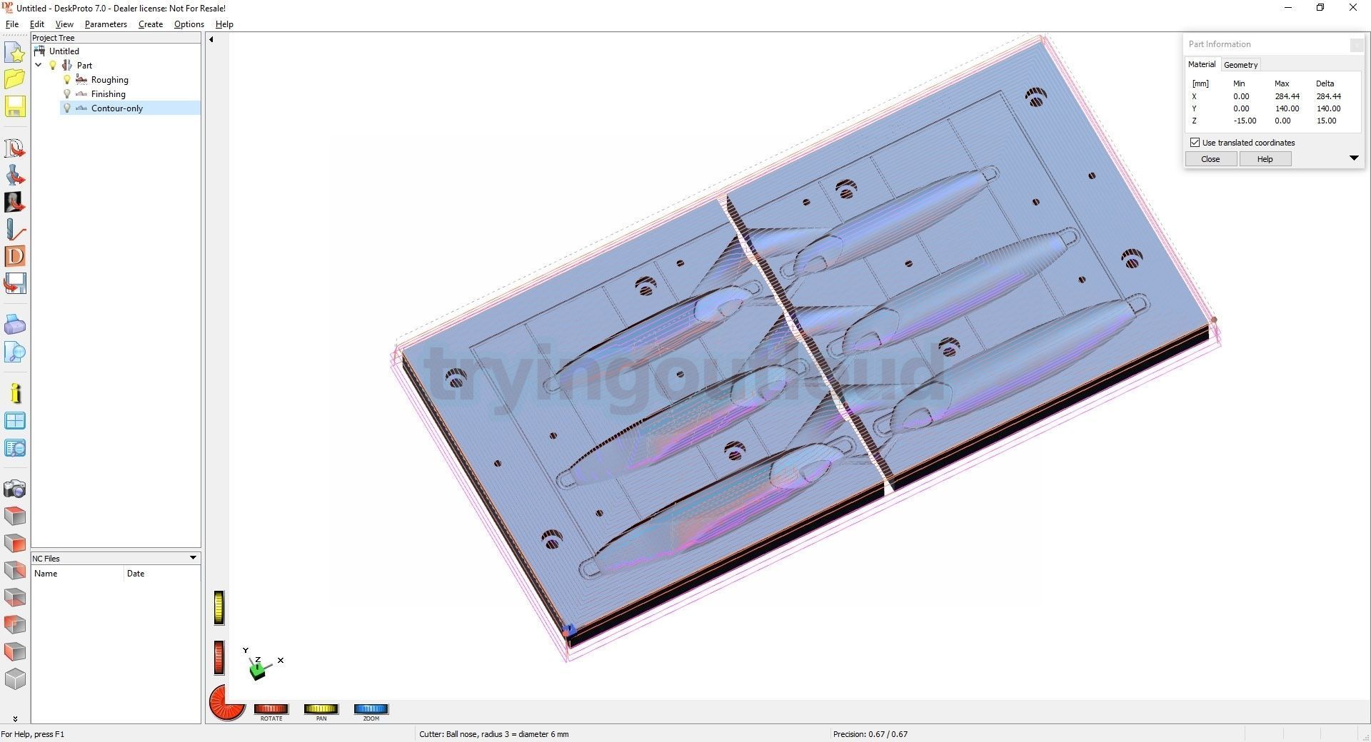 100-150-200 Gr DM Force Slow Pitch Metal Jig Mold 3D print model_2